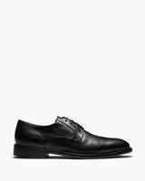 Grantham Black Derby Shoes