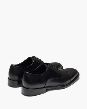 Grantham Black Derby Shoes