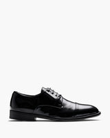 Grantham Patent Black Derby Shoes
