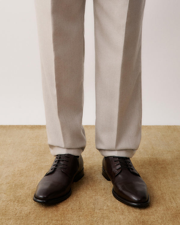 Grantham Brown Derby Shoes