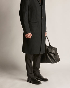 Hank Black Derby Shoes