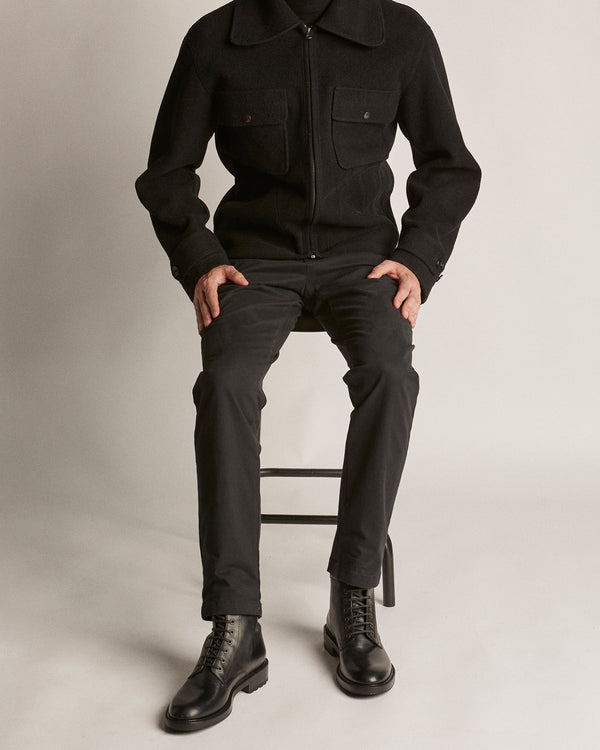 Hatfield Black Military Boots