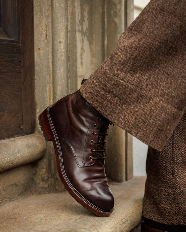Hatfield Brown Military Boots