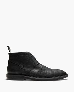 Houston Black Suede Chukka Boots