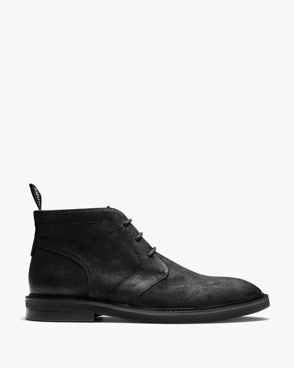 Houston Black Suede Chukka Boots