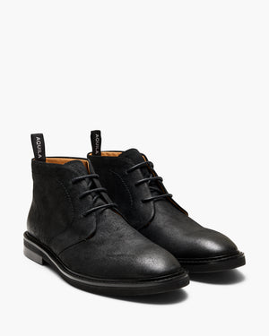 Houston Black Suede Chukka Boots
