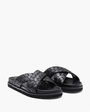 Ipanema Black Crossover Slides