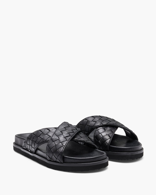 Ipanema Black Crossover Slides