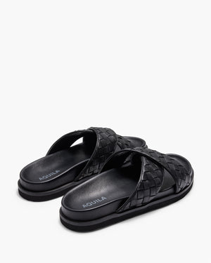 Ipanema Black Crossover Slides