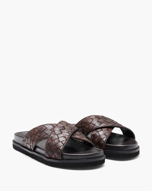 Ipanema Brown Crossover Slides