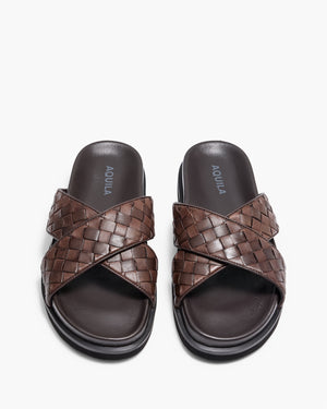 Ipanema Brown Crossover Slides