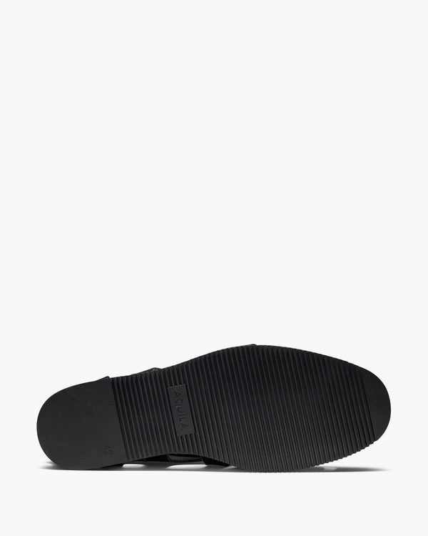Jetty Black Fisherman Sandals