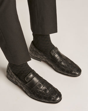 Keyes Black Penny Loafers