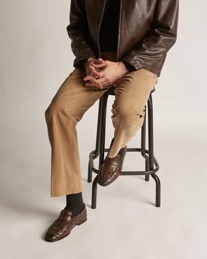 Keyes Brown Penny Loafers