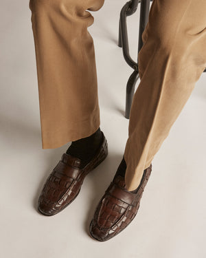 Keyes Brown Penny Loafers