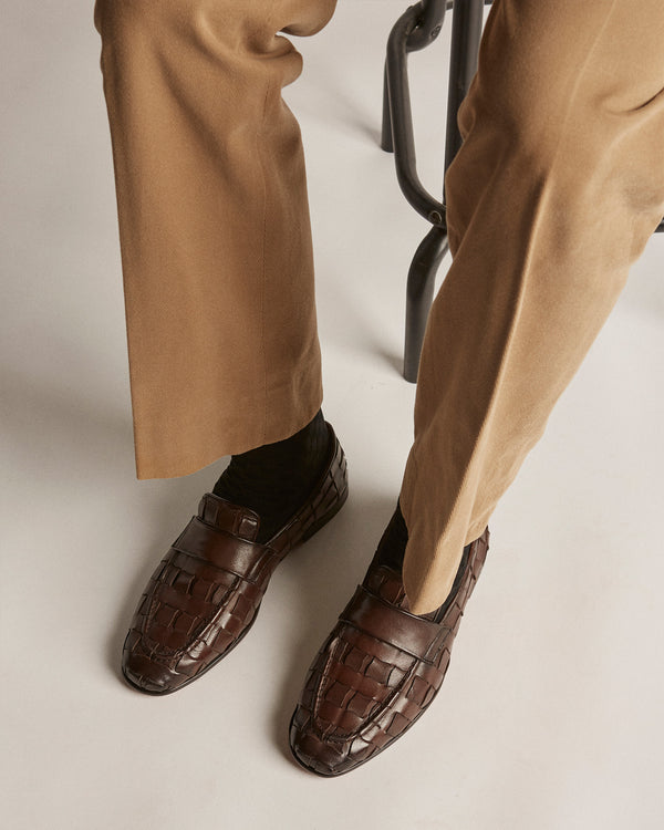 Keyes Brown Penny Loafers