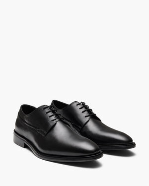 Langley Black Derby Shoes