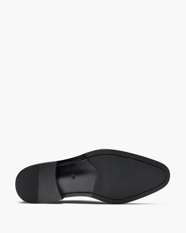 Langley Black Derby Shoes