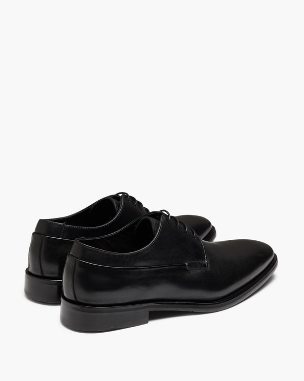 Langley Black Derby Shoes