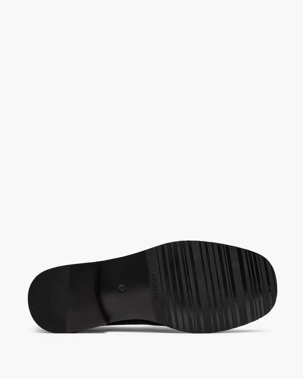 Lars Black Penny Loafers