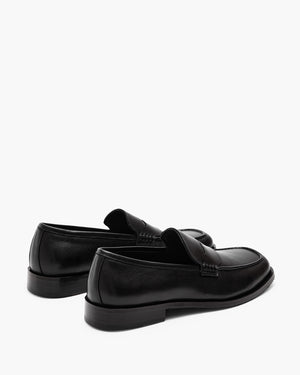 Lars Black Penny Loafers