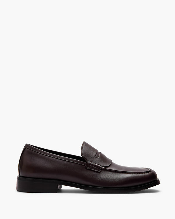 Lars Brown Penny Loafers