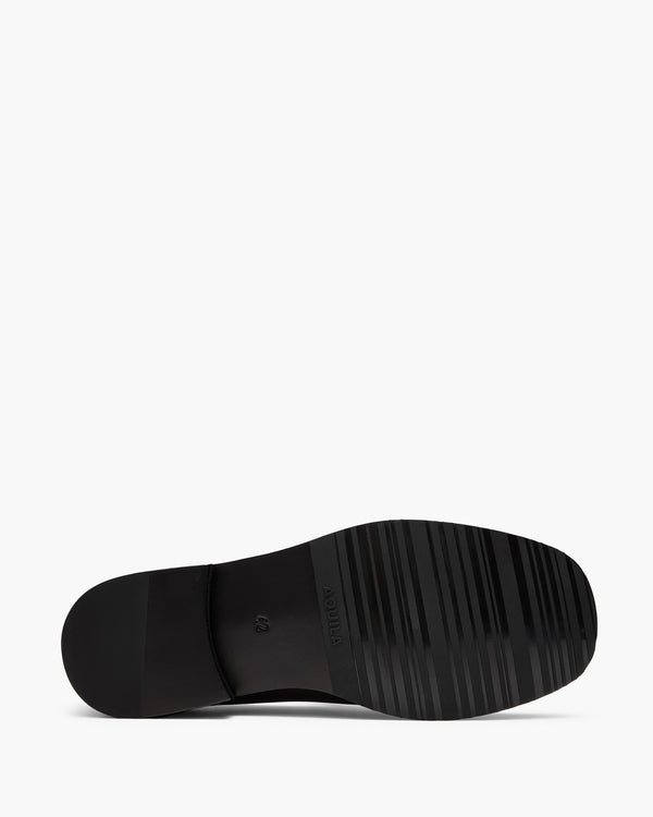 Lars Brown Penny Loafers