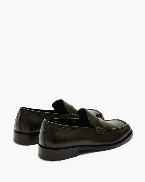 Lars Olive Penny Loafers