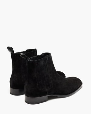 Lexington Black Suede Chelsea Boots