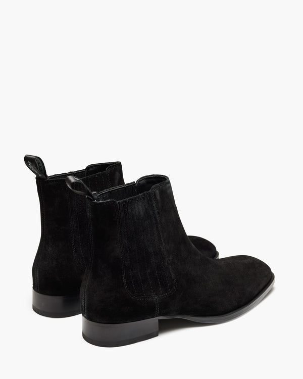Lexington Black Suede Chelsea Boots