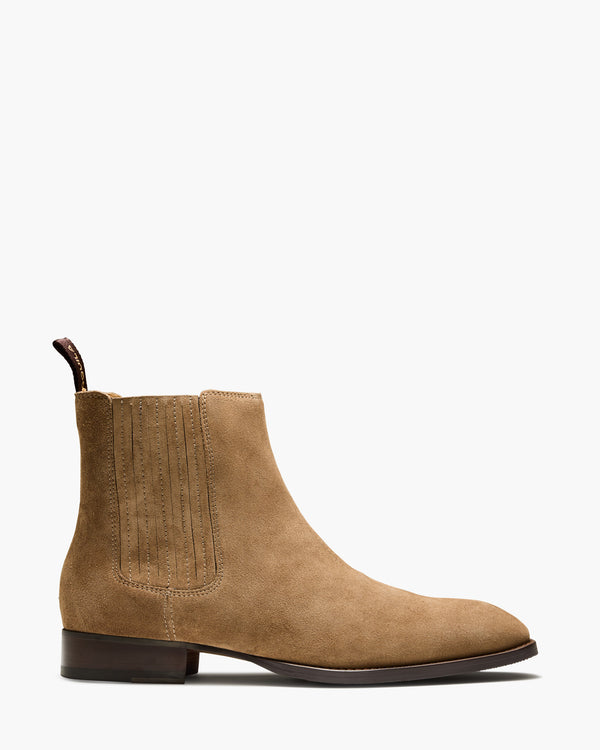 Lexington Brown Suede Chelsea Boots