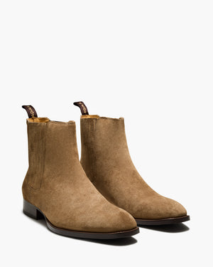 Lexington Brown Suede Chelsea Boots