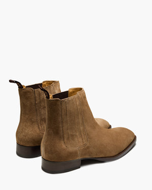Lexington Brown Suede Chelsea Boots