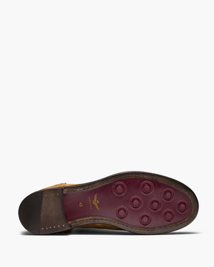 Lisbon Cognac Suede Zip Boots