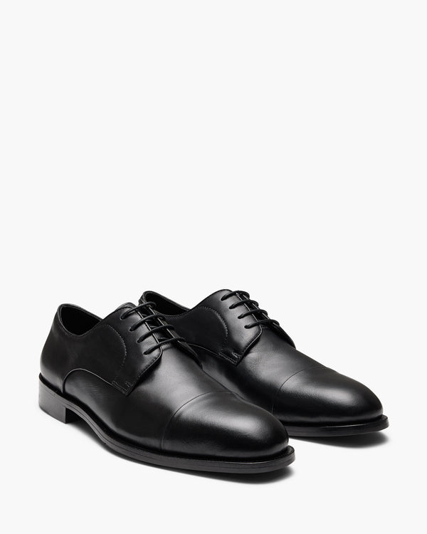 Ludlow Black Derby Shoes