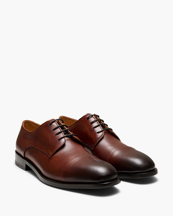 Ludlow Cognac Derby Shoes