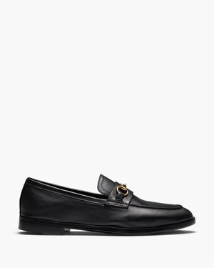 Luis Black Penny Loafers
