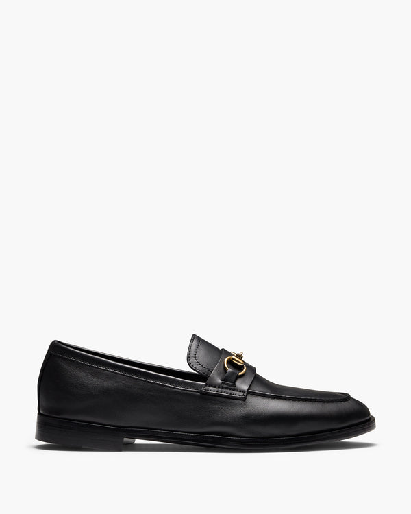 Luis Black Penny Loafers