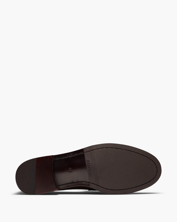 Luis Brown Penny Loafers