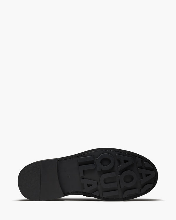 Mensa Black Multi Penny Loafers