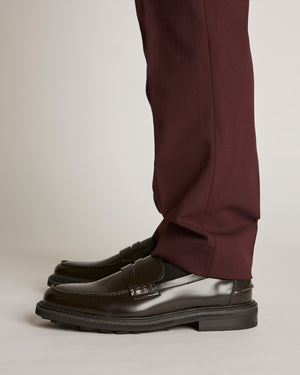 Mensa Oxblood Penny Loafers
