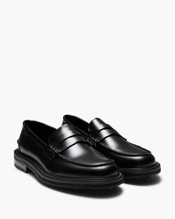 Mensa Black Penny Loafers