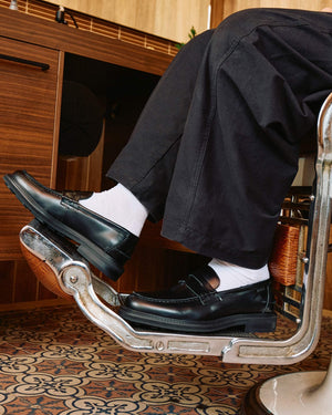 Mensa Black Penny Loafers