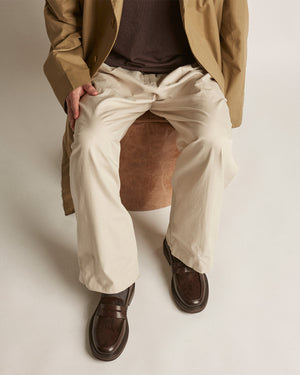 Mensa Brown Pony Loafers