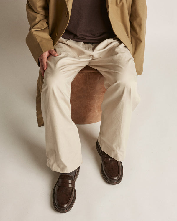Mensa Brown Pony Loafers