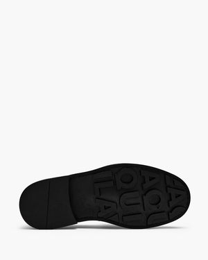 Mensa Black Weave Penny Loafers
