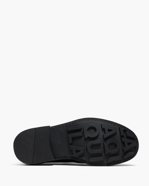 Mensa Black Monk Strap Shoes