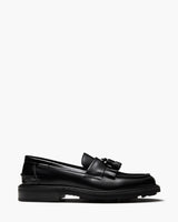 Mensa Black Tassel Loafers