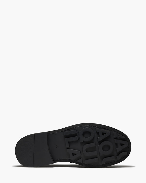 Mensa Black Tassel Loafers