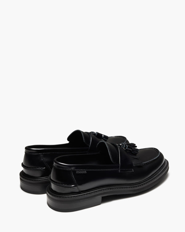 Mensa Black Tassel Loafers